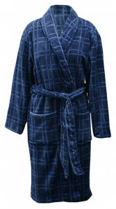 Tonal Blue Check sleepwear