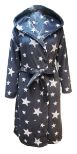 Navy Star Hooded sleepwear