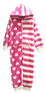 Pink Heart Stripe sleepwear